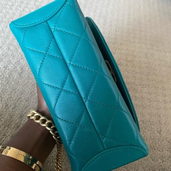 SOLD Chanel Lambskin Top Handle Mini Bag - Picture 4 of 8